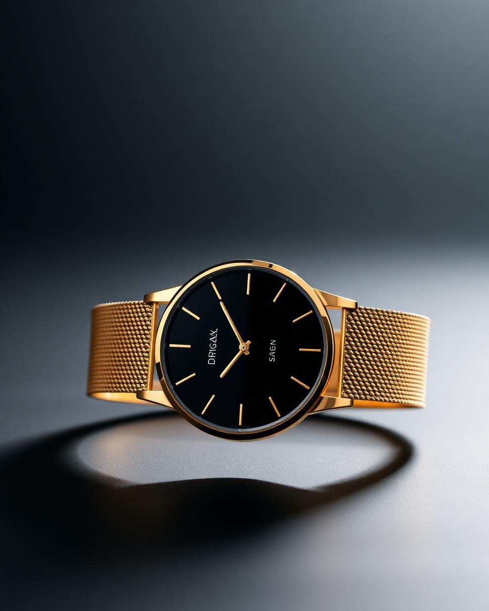 Noir Mesh Watch