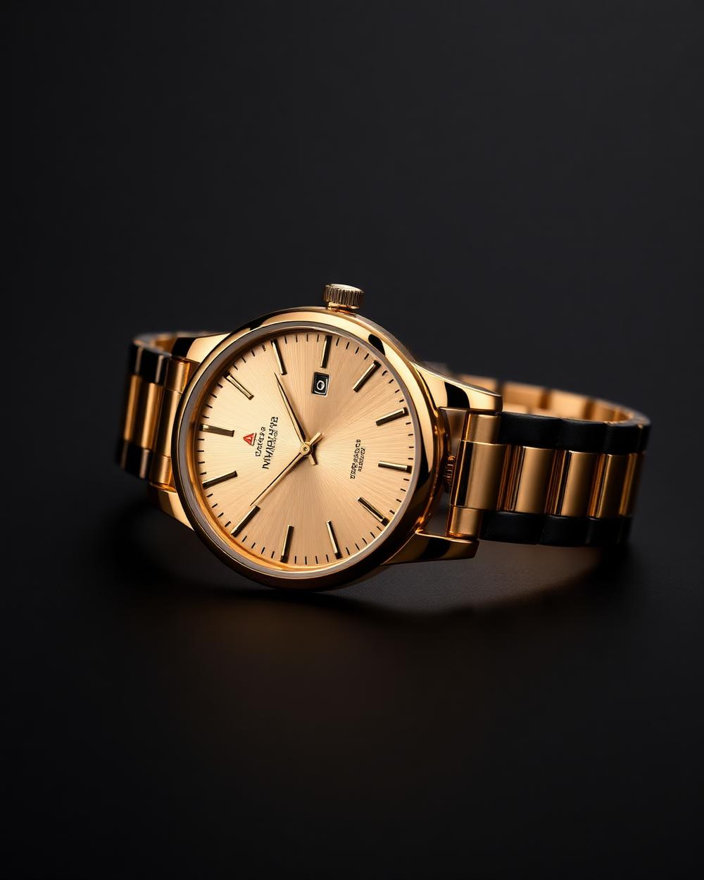 Noir Mesh Watch — alternate view